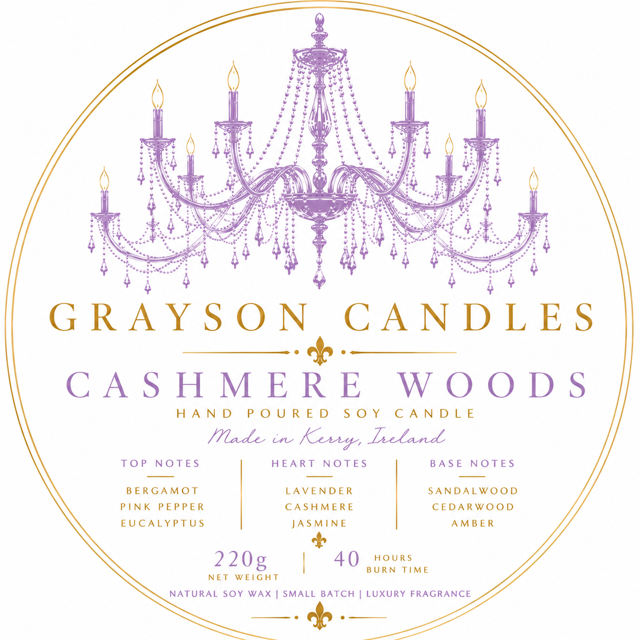 Grayson Candles Cashmere Woods